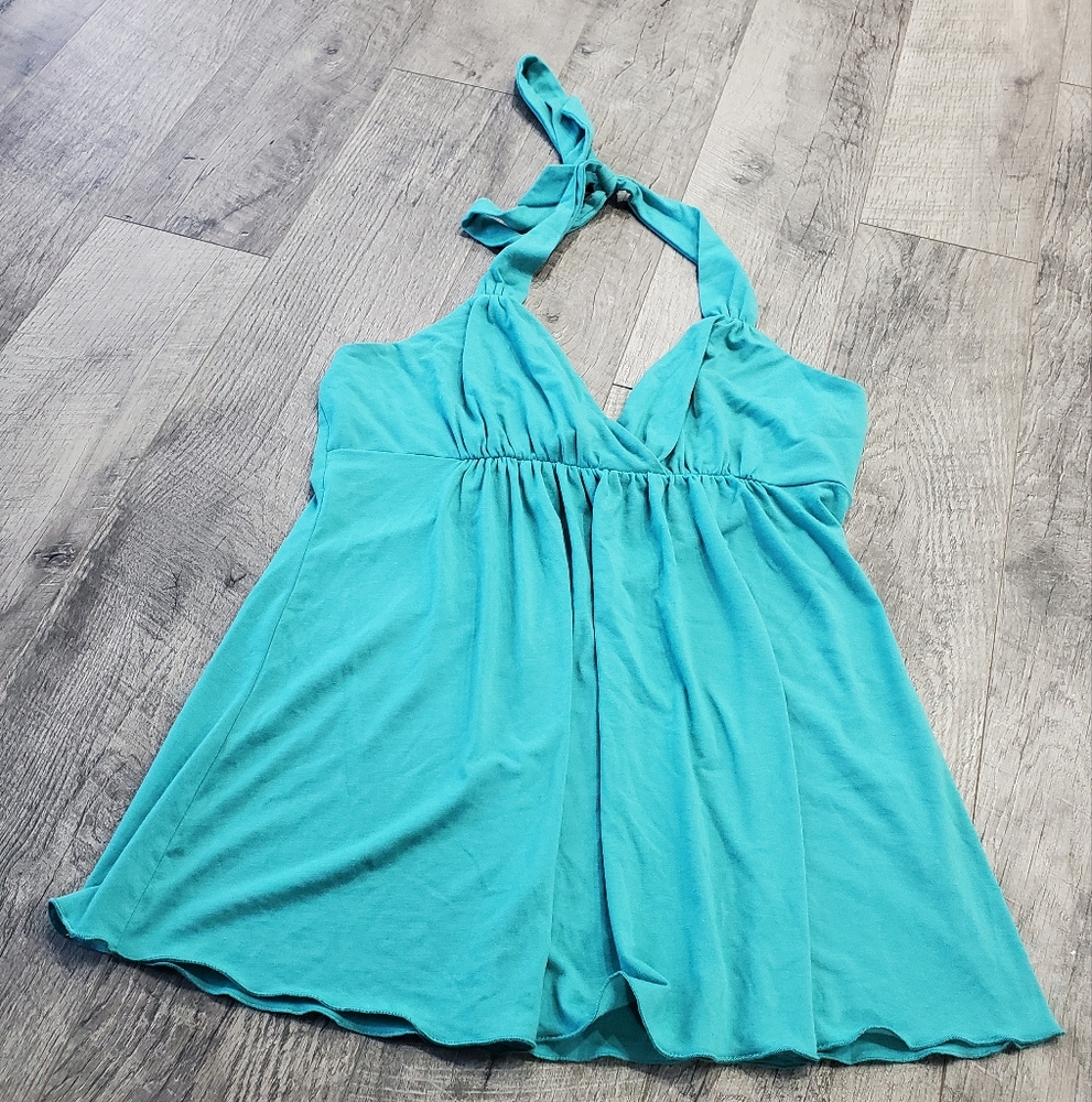Vol. 1 Teal Halter Top